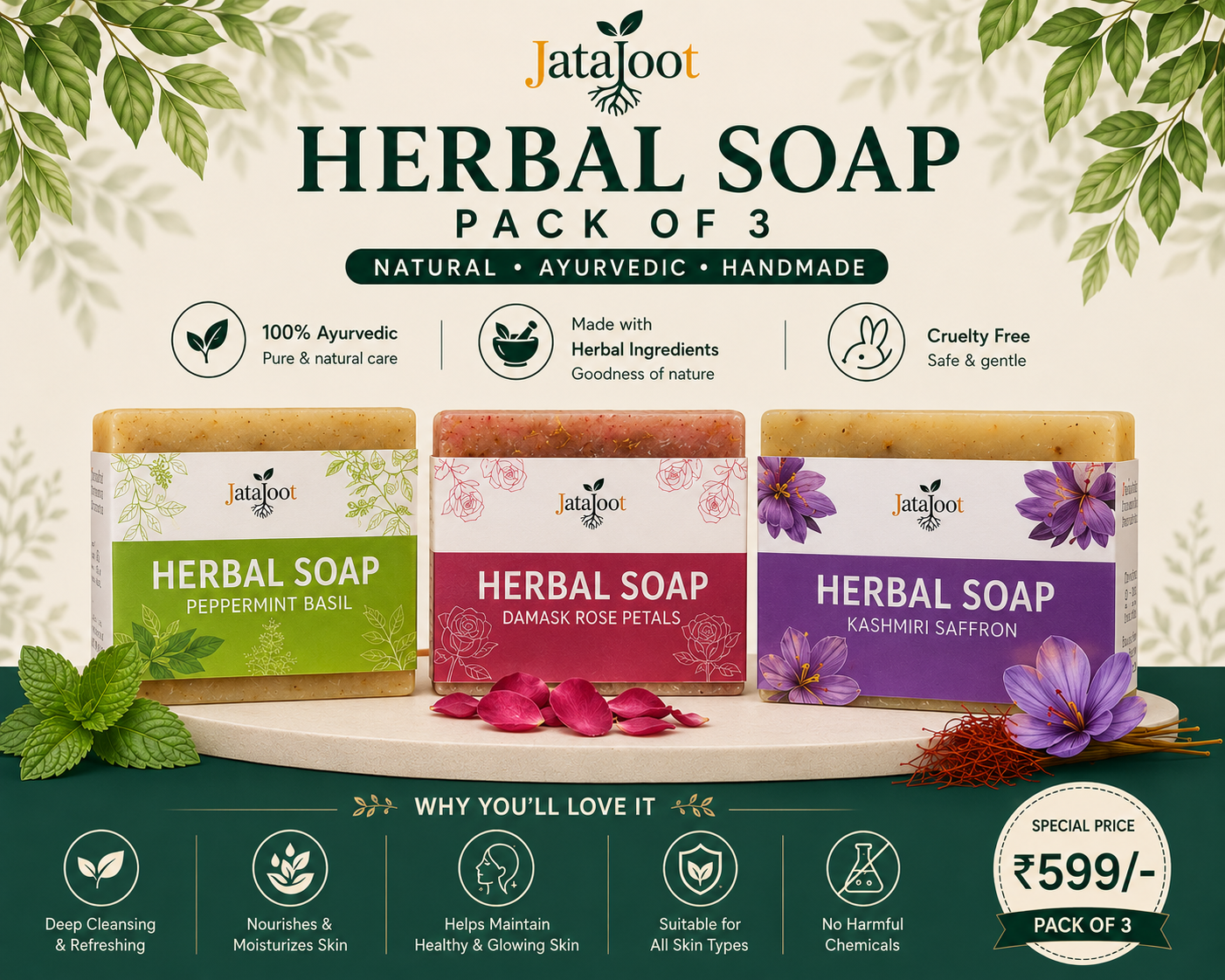 Herbal Soap Bar Pack